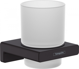 HG 41 749 670 AddStoris Стакан для зубных щеток, металл/матовое стекло