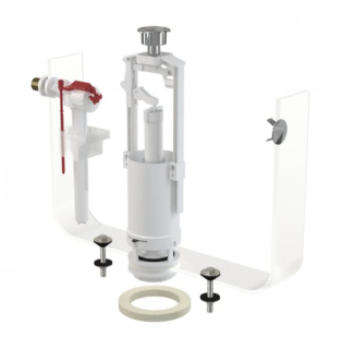 Выпускной комплект со стоп кнопкой AlcaPlast впускной механизм А16 3/8 SA2000K 3/8" CHROM