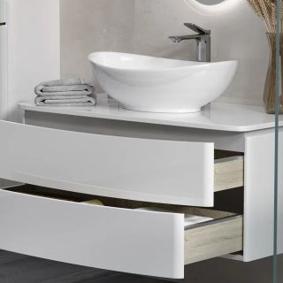 Тумба под раковину подвесная Velvex Luna tp.LUN.100.2Y, 100 см