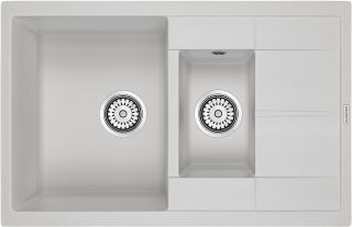 Мойка кухонная Paulmark Flugen PM237850-WH белый