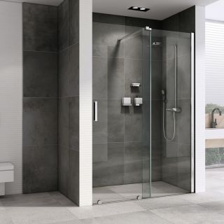 Душевая дверь ABBER Komfort AG90120 120см хром