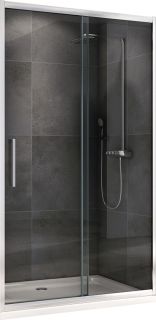 Душевая дверь ABBER Schwarzer Diamant AG30110H 110см хром