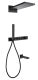 Душевая система ABBER Rund AF8753B с термостатом чёрный матовый