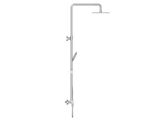 Душевая система Cersanit BRASKO 63066 с термостатом