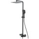 Душевая стойка Gappo G2417-60 с термостатом чёрный