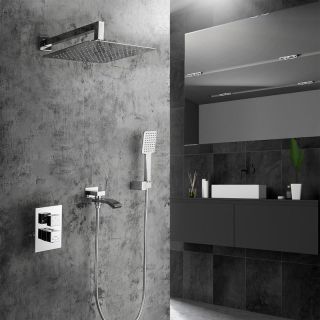 Душевой комплект с термостатом Gappo G7107-4 хром