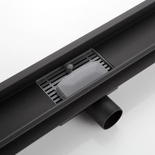 Душевой лоток Gappo G88007-36 80 см чёрный