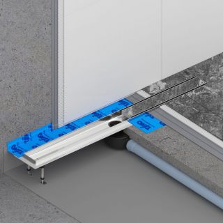 Душевой лоток Timo Drain System DS230206/00 60см с двусторонней панелью plate под плитку хром