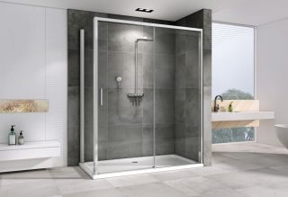 Душевой уголок ABBER Komfort AG93140-S92 140x90см хром