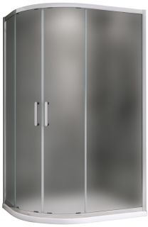 Душевой уголок ABBER Schwarzer Diamant AG01180M 100x80см хром