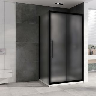 Душевой уголок ABBER Schwarzer Diamant AG30100BMH-S70BM 100x70см чёрный