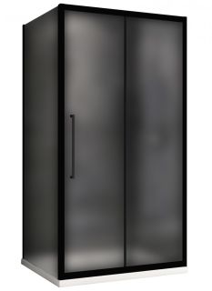 Душевой уголок ABBER Schwarzer Diamant AG30110BMH-S100BM 110x100см чёрный