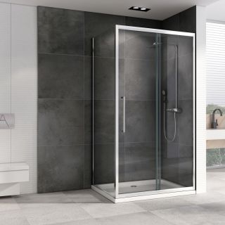 Душевой уголок ABBER Schwarzer Diamant AG30110H-S60 110x60см хром