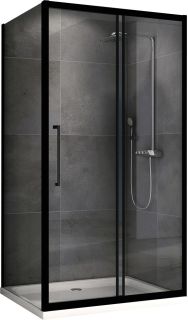 Душевой уголок ABBER Schwarzer Diamant 130x70см AG30130BH-S70B