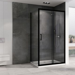 Душевой уголок ABBER Schwarzer Diamant 150x100см AG30150B-S100B