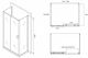 Душевой уголок ABBER Schwarzer Diamant 150x80см AG30150B-S80B-S80B