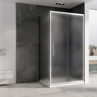 Душевой уголок ABBER Schwarzer Diamant AG30150MH-S75M 150x75см хром