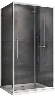 Душевой уголок ABBER Schwarzer Diamant AG30170H-S90 170x90см хром