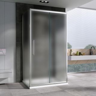 Душевой уголок ABBER Schwarzer Diamant AG30170MH-S75M-S75M 170x75см хром