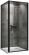 Душевой уголок ABBER Sonnenstrand 100x100см чёрный AG04100B-S100B