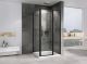 Душевой уголок ABBER Sonnenstrand 100x70см чёрный AG04100BS-S70B