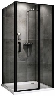 Душевой уголок ABBER Sonnenstrand AG04110BS-S75B 110x75см чёрный