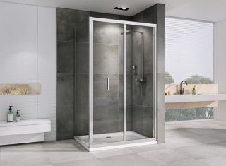 Душевой уголок ABBER Sonnenstrand 90x90см хром AG07090-S90