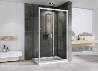 Душевой уголок ABBER Sonnenstrand 120x80см хром AG07120-S80