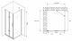 Душевой уголок ABBER Zart AG08090P-S71 90x70см хром
