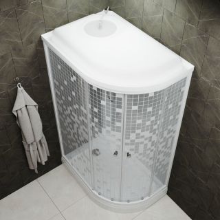 Душевая кабина Triton Коралл Щ0000061817 120х80 левая низк поддон