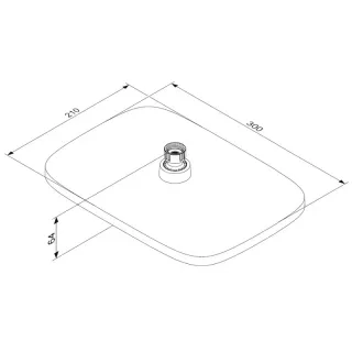 Тропический душ Damixa Gala 953050300 черный