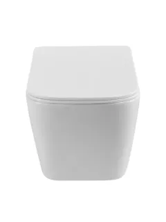 Унитаз подвесной BelBagno Kraft BB7106CH-TOR/SC безободковый с сиденьем