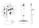 Душевой комплект Milleau Tissage TERMO 3SBIT/802Q-CR хром