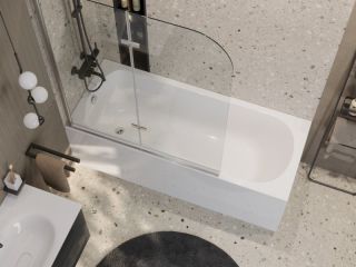 Акриловая ванна пристенная CEZARES ECO-155-70-41-W37