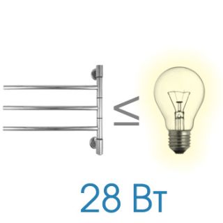 Полотенцесушитель электрический Energy I chrome G3