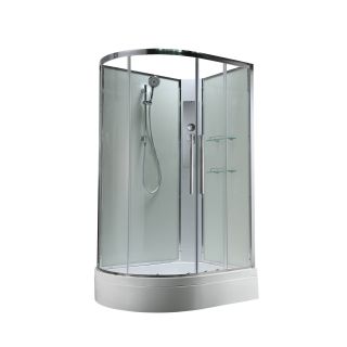 Душевая кабина EM3812RNT без крыши прозрачная