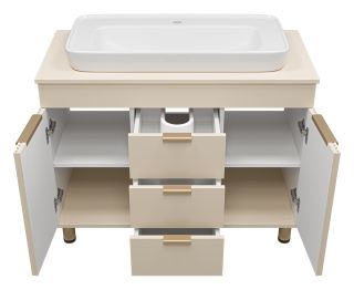 Напольная тумба под раковину Brevita Enfida ENF-06100-0343Я 100см бежевый