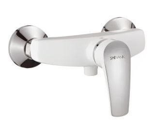 Смеситель для душа Shevanik S5016F белый/хром