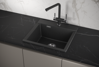 Мойка кухонная Granula 5201, ЧЁРНЫЙ