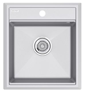 Мойка кухонная Paulmark Stepia PM115051-GRM серый металлик