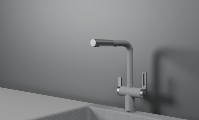 Смеситель для кухни Granula 8170, БАЗАЛЬТ Базальт