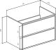 Тумба под раковину Bellezza Лоренцо 80см белый 00000007029