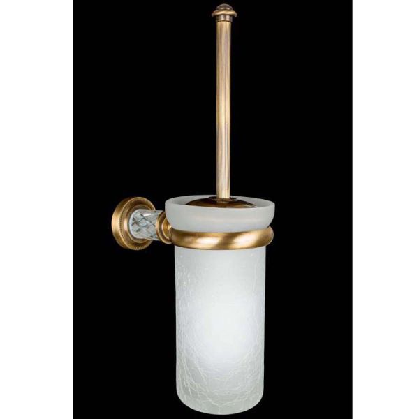 Щётка для туалета Boheme Murano Crystal бронза 10913-CRST-BR