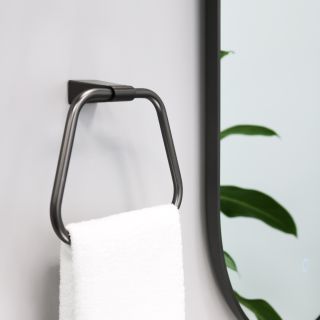 Зеркало FIXSEN с подсветкой LED овальное 50х100 см графит (FX-3100F)