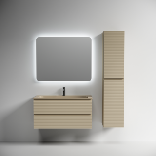 Тумба подвесная под раковину Sancos Folk FL100CP 100 см капучино