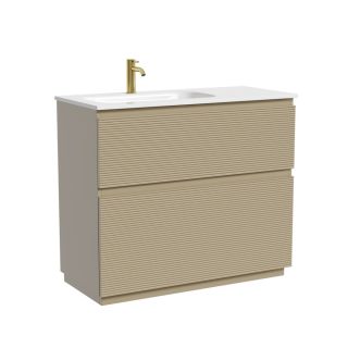 Тумба напольная под раковину Sancos Folk Floor FL100FLCP левая 100 см капучино