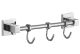 Планка с крючками для полотенец Haiba HB8615-3 хром