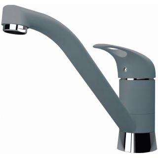 Смеситель для кухни Florentina Гамма серый шёлк