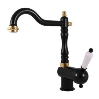 Смеситель для кухни Rav Slezak Labe L508.5/8CMATZ черный золото