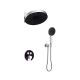 Душевой комплект Black&White Gravity 9401C с термостатом хром